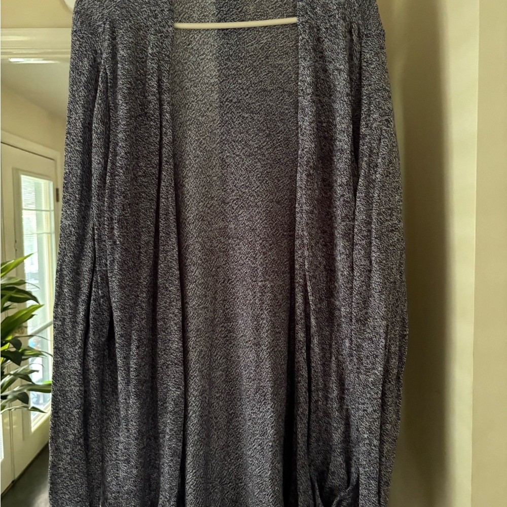 Old Navy Heathered Gray Women's Cardigan